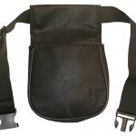 Bob Allen 23284 Classic Divided Shell Pouch Leather 50rd Belt Mount 26-50" Belt