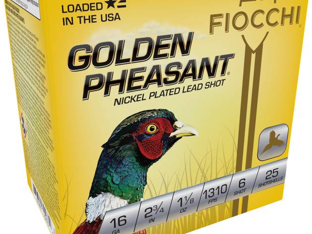 Fiocchi 16GP6 Golden Pheasant Extrema 16Gauge 2.75" 1 1/8oz 6Shot 25 Per Box/10 Case