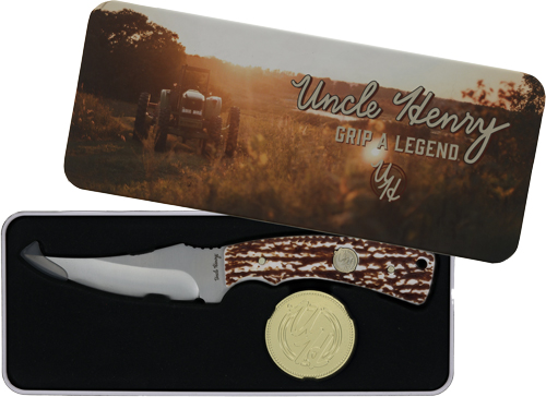 UNCLE HENRY KNIFE SHARPFINGER - CHALLENGE COIN PROMO Q4 26' - Image 2