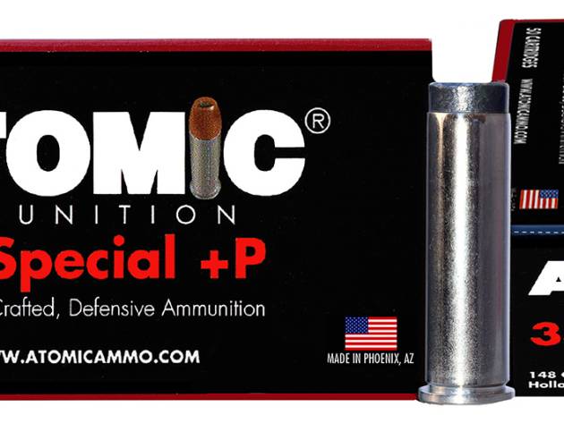 Atomic Ammunition 00419 Pistol Precision Craft 38Special +P 148gr Lead Hollow Point 50 Per Box/10 Case