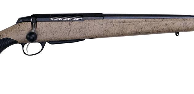 Tikka JRTXRT319 T3x Lite 6.5 PRC 3+1 24.30" Fluted/Threaded, Black Barrel/Rec, Black Webbed Tan Roughtech Synthetic Stock, Interchangeable Grip, Muzzle Brake