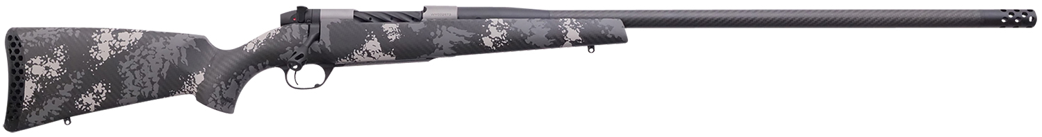 Weatherby MCT20N300WR8B Mark V Backcountry 2.0 Ti 300 Wthby Mag 3+1 26" Carbon Fiber Wrapped Barrel, Graphite Black Cerakote Metal Finish, Black with Gray/White Sponge Accents Peak 44 Blacktooth Stock