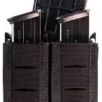 High Speed Gear 41TP02BK TACO Duty Double (2 Pistol/1 Rifle), Black Nylon with MOLLE Exterior, Fits MOLLE & 2" Belt