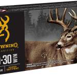 Browning Ammo B192630301 Silver 30-30Win 170gr Plated Soft Point 20 Per Box/10 Case