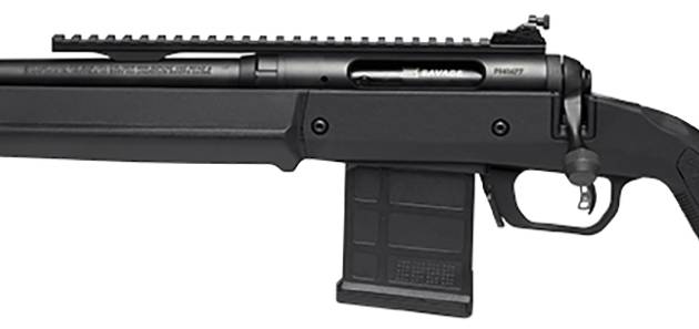 Savage Arms 58183 110 Scout Full Size 6mm ARC 10+1  16.50" Matte Black Threaded Barrel, Picatinny Rail Carbon Steel Receiver, Black Magpul Hunter Synthetic Stock Left Hand