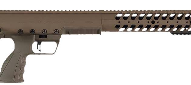 Desert Tech HTI-RF-D-FF HTI Bullpup 50 BMG 5+1 29" Black Nitride Match Grade Threaded Barrel, Flat Dark Earth Anodized Receiver w/Picatinny Rail, M-LOK Handguard, Picatinny Rail Forend, Flat Dark Eart