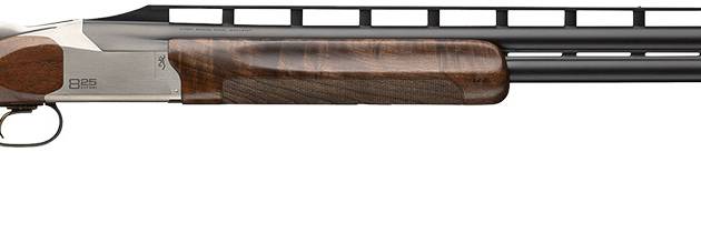 Browning 0183254002 Citori 825 Trap 12 Gauge Break Open 2.75" 2rd 32" Polished Blued Over/Under Vent Rib Barrel, Silver Nitride Stainless Steel Receiver, Adjustable Comb Gloss Black Walnut Stock