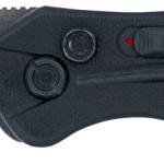 CobraTec Knives BLKDIABLOTNS Diablo Automatic 3.50" Folding Plain Black Stonewashed D2 Steel Blade, 4.75" Black G10 Handle