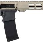Shark Coast Tactical 300-055-1000-20 Badger 5.56 NATO 30+1 16" Black Nitride Threaded Barrel, Gray & Tan Cerakote Picatinny Rail Aluminum Receiver, Magpul SL-K Black Polymer Stock, Black Polymer Grip