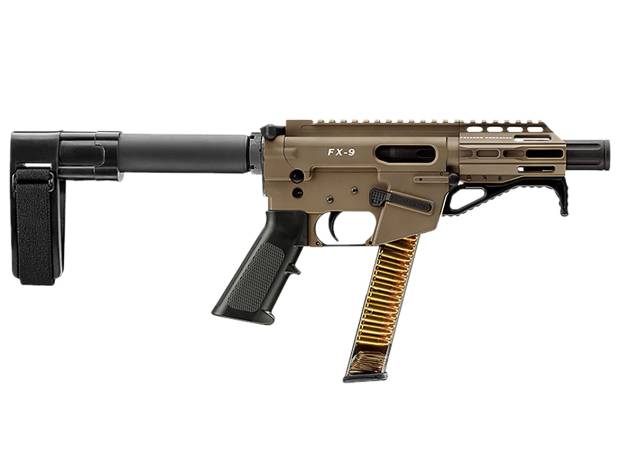 FREEDOM ORDNANCE FX9P4SBM-FDE FX9P  9mm Luger 4" Flat Dark Earth