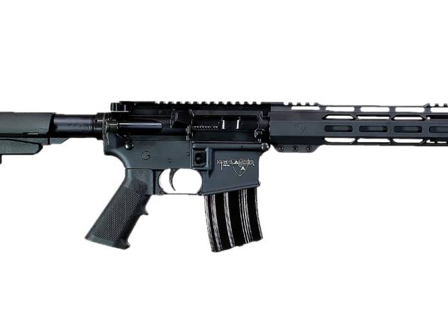 Alexander Arms PHI50ST Highlander  50 Beowulf 7+1 12" Black Fluted Threaded Barrel, Black Anodized Picatinny Rail Receiver, SB Tactical SBA3 Brace, Black Ergo Grip