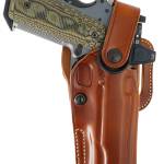 Galco APO212R APO Strongside/Crossdraw OWB Tan Steerhide Fits Kimber 1911 5" Right Hand
