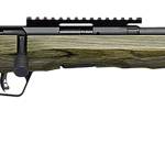 Savage Arms 70251 B Series Full Size 22 LR 10+1 18" Matte Black Spiral Fluted Threaded Barrel, Matte Black Carbon Steel Receiver w/Picatinny Rail, OD Green Fixed Laminate Stock, Right Hand