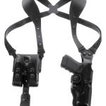 Galco VHS4212RB VHS 4.0 Shoulder System Black Leather Fits 1911 Fits 5" Barrel Ambidextrous