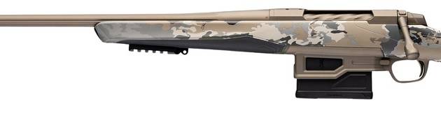Browning 036127227 X-Bolt 2 Speed LR Full Size 7mm Rem Mag 5+1 26" Smoked Bronze Cerakote Fluted & Steel Drilled & Tapped Receiver, Picatinny Rail Forend, Ovix Camo w/Black Overmold Adj Comb & LOP Syn