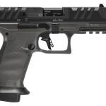 Walther Arms 2871947 PDP Pro SD Compact 9mm Luger 10+1 4.60" Black Threaded Barrel, Black Optic Ready/Serrated Slide, Tungsten Gray Polymer Frame w/Picatinny Rail, Textured Polymer Grip