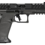 Walther Arms 2871971 PDP Pro SD Full Size 9mm Luger 10+1 5.10" Black Threaded Barrel, Black Optic Ready/Serrated Slide, Tungsten Gray Polymer Frame w/Picatinny Rail, Textured Polymer Grip