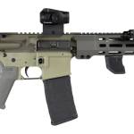 Shark Coast Tactical SCCSNKYSD300002 Sneeky Pete Deluxe 300 Blackout 30+1 7.50" Threaded Barrel, Aluminum Receiver w/Picatinny Rail, M-LOK Handguard, SB Tactical SBA3 Brace, Vortex Crossfire Red Dot,