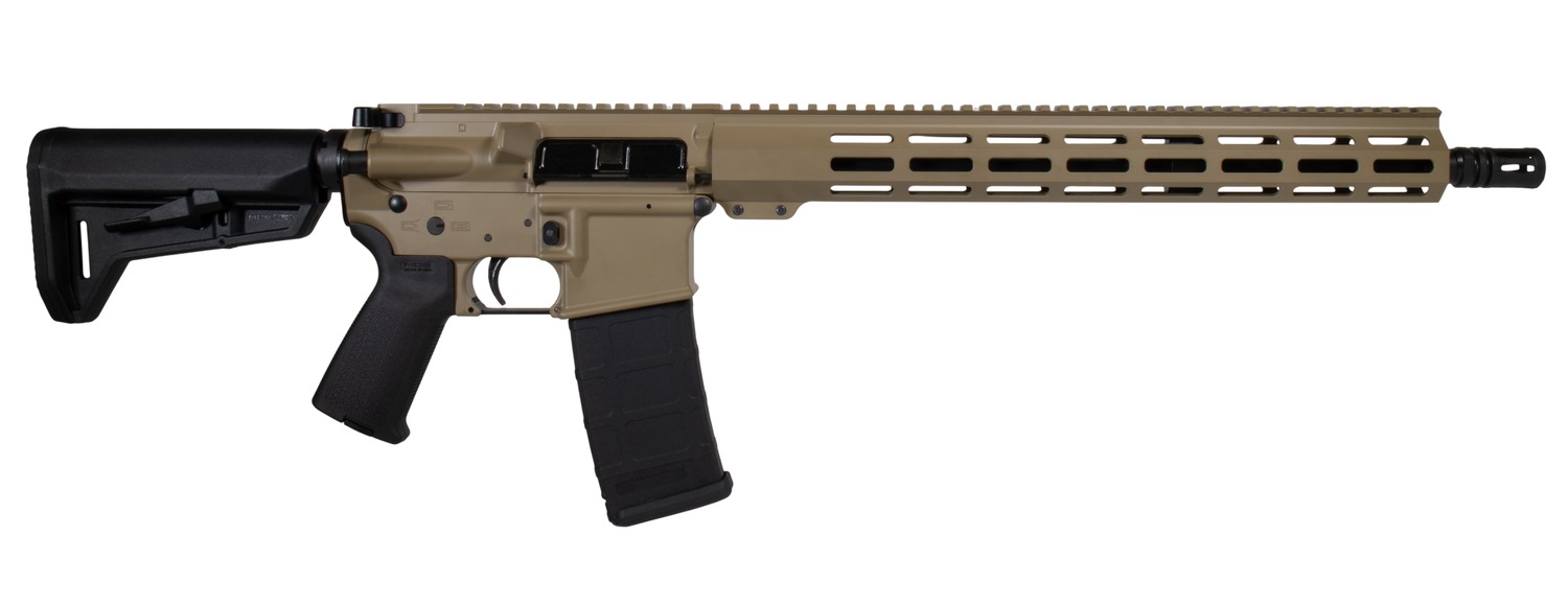 Shark Coast Tactical 300144100002CC FDE *CA Compliant 5.56 NATO 10+1 16" Black Melonite Threaded Barrel, Flat Dark Earth Cerakote Aluminum Receiver w/Picatinny Rail, M-LOK Handguard, Magpul MOE SL Bla