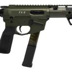 Freedom Ordance FX9P10E-ODG FX9P Elite 9mm Luger 10" Black Nitride Threaded Barrel, OD Green Anodized Aluminum Receiver w/Picatinny Rail, M-LOK Handguard, Black Polymer SB Tactical SBA5 Brace, Black P