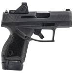 Taurus 1-GX4MP931-10RD GX4 w/Optic Micro-Compact 9mm Luger 10+1 3.06" Satin Black DLC Barrel, Black Gas Nitride Alloy Steel Serrated w/Optic Slide, Black Stainless Steel Frame, Textured Grip, Viridian