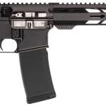 Patriot Ordnance Factory 02548 P-15 Base SMU 300 Blackout 30+1 13.75" Black Nitride Match Grade Barrel, Black Anodized Aluminum Receiver w/Picatinny Rail, M-LOK Handguard, Black Amend2 Adjustable Poly