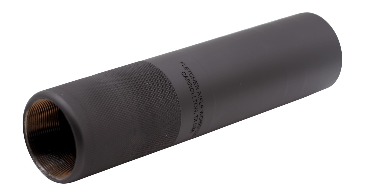 Fletcher Rifle Works PERM9TIBLK Permian 9mm 1.62" Black Titanium 1.375"x24