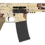 Shark Coast Tactical SCC07145CHCHIP-P Chocolate Chip 5.56 NATO 30+1 10.50" Black Nitride Threaded Barrel, Aluminum Receiver w/Picatinny Rail, M-LOK Handguard, Polymer SB Tactical SBA3 Brace, Polymer