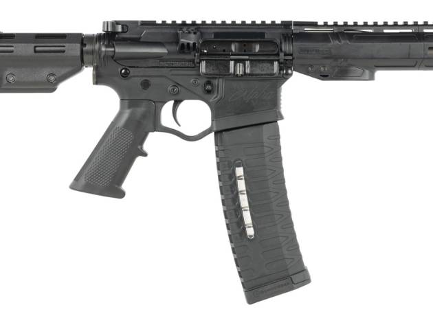 ATI ATIGAX5567ML60TBNS Alpha Maxx 5.56 NATO 60+1 7.50" Black Threaded Barrel, Black Receiver w/Picatinny Rail, Black Polymer Blade, Black A2 Grip