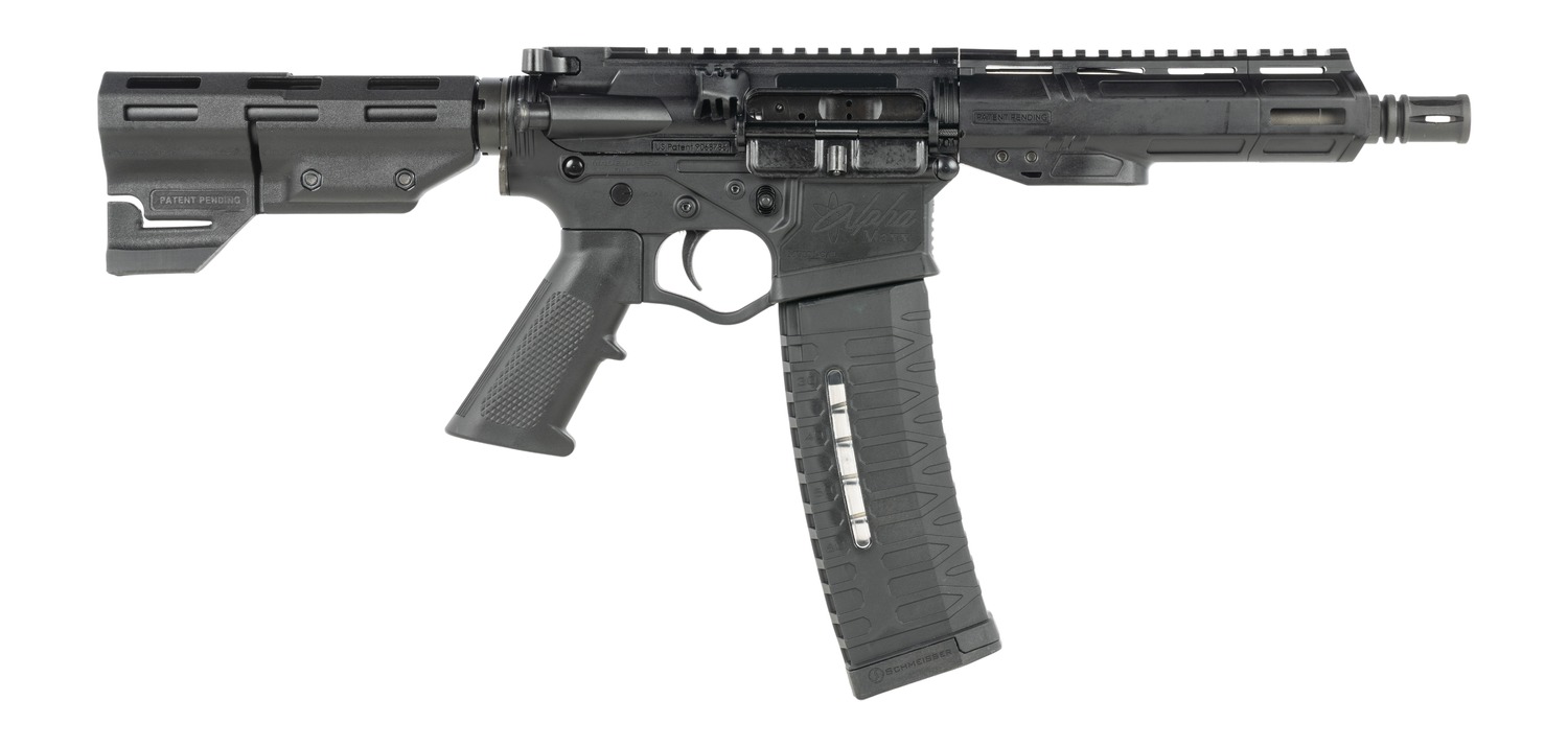 ATI ATIGAX5567ML60TBNS Alpha Maxx 5.56 NATO 60+1 7.50" Black Threaded Barrel, Black Receiver w/Picatinny Rail, Black Polymer Blade, Black A2 Grip