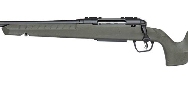 Savage Arms 33145 Axis 2 270 Win 4+1 20" Matte Black Carbon Steel Threaded Barrel, Drilled & Tapped Receiver, OD Green Fixed w/Pistol Grip Synthetic Stock, Left Hand