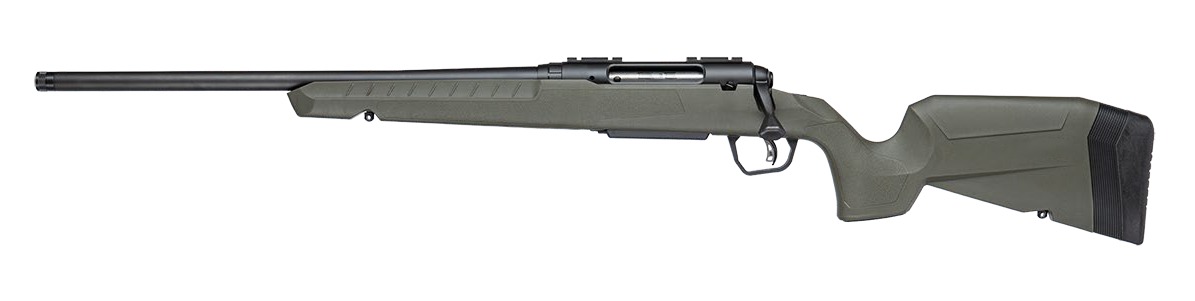 Savage Arms 33145 Axis 2 270 Win 4+1 20" Matte Black Carbon Steel Threaded Barrel, Drilled & Tapped Receiver, OD Green Fixed w/Pistol Grip Synthetic Stock, Left Hand