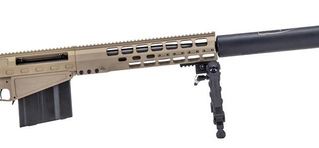 Thompson TAO50FDE TAO50  50 BMG 10+1 29" Black Barrel, Flat Dark Earth Anodized Receiver w/Picatinny Rail, Barrett Accu-Tac Bipod, Black Polymer Magpul PRS Gen3 Stock, Magpul MOE+ Grip