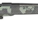 Fierce Firearms RIVSCX22CM18BF Carbon Rival XP 2.0 22 Creedmoor 3+1 18" Carbon Fiber Match Grade Barrel, Black Cerakote Stainless Steel Drilled & Tapped Receiver, Forest Camo Push Button Adj Cheek Pie