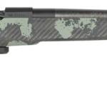 Fierce Firearms RIVSCX22CM22BF Carbon Rival XP 2.0 22 Creedmoor 3+1 22" Carbon Fiber Match Grade Barrel, Black Cerakote Stainless Steel Drilled & Tapped Receiver, Forest Camo Push Button Adj Cheek Pie