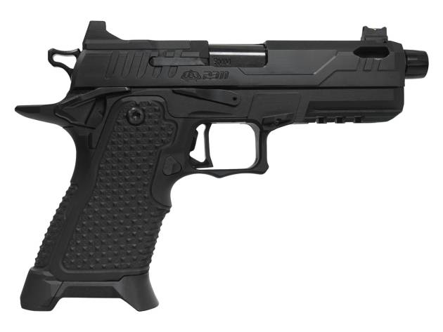 Oa Defense OA2311COMPACTPROELITET 2311 Pro Elite Compact 9mm Luger 21+1 4.25" Black DLC Threaded Barrel, Black Steel Optic Ready/Serrated Slide, Black Aluminum Frame w/Picatinny Rail, Black Aluminum G