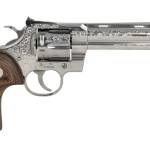 Colt Mfg PYTHONSP6WTSSEGG Python Sports South Exclusive 357 Mag/38 Special 6 Shot 6" Vent Rib Stainless Steel Barrel, Cylinder & Frame, Walnut Grip, Transfer Bar Safety, Exposed Hammer