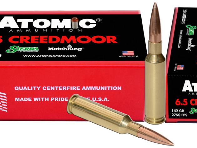 Atomic Ammunition 00404 Rifle Match 6.5Creedmoor 142gr Hollow Point Match 20 Per Box/10 Case