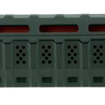 Strike VIPERHGCBK Viper Carbine Length Handguard AR-Platform Black, Red Inserts Polymer