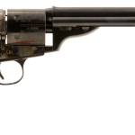 Taylors & Company 550695 1872 Open Top Uberti 38 Special 6 Shot 7.50" Blued Octagon Barrel, Blued Engraved Cylinder, Color Case Hardened Steel Frame, Walnut Army Style Grip, Exposed Hammer