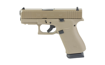GLOCK 43X 9MM 15RD FS FDE