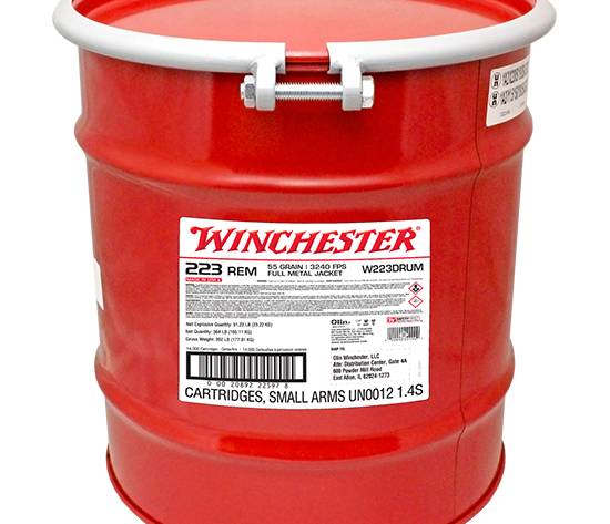 WIN LC 223REM 55GR FMJ 14000/1 (4) DRUM