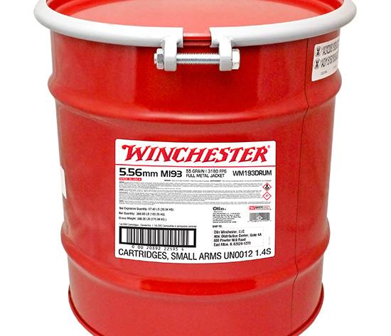 WIN LC 5.56MM M193 55GR FMJ DRUM 14000/1 (4)