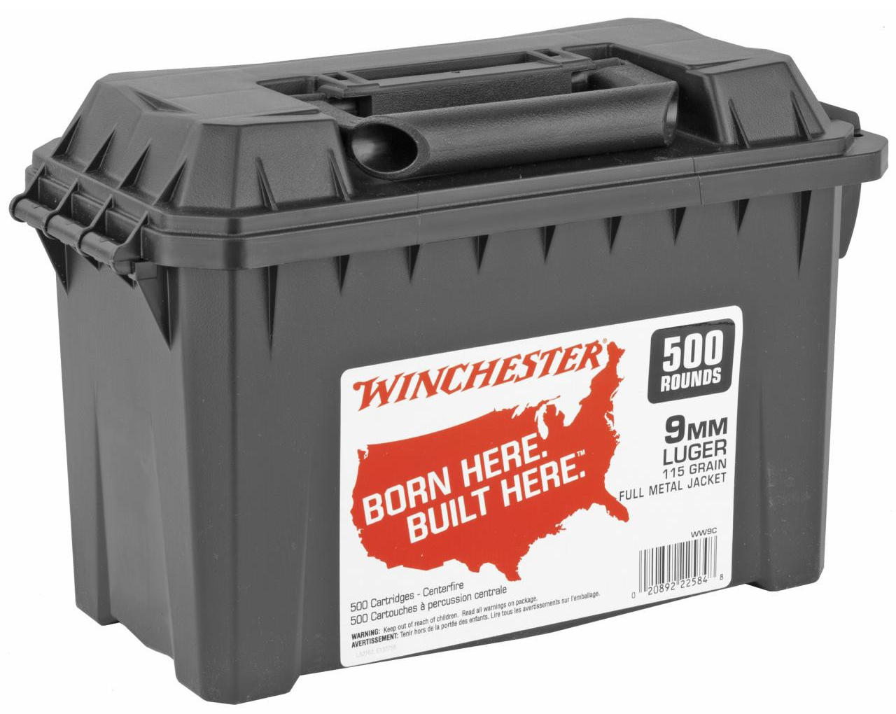 WIN CAN 9MM 115GR FMJ 500/2 (72)