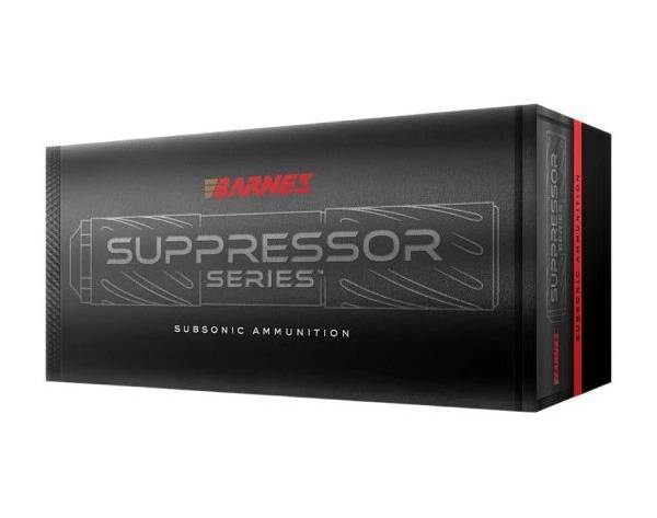 Barnes Suppressor Series Sierra MatchKing Ammunition 8.6 Blackout 300gr HPBT 1025 fps 20/ct