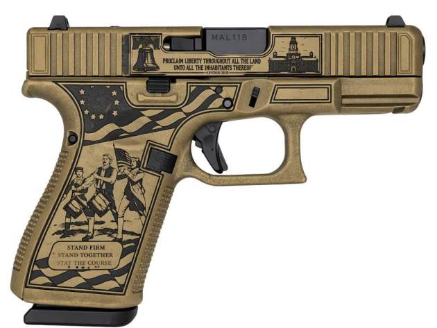Glock V-Series Model 19 " Spirit of '76" Handgun 9mm Luger 15rd Magazines (3) 4" Barrel USA Optic Ready