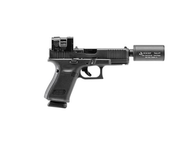 B&T Hush Puppy Suppressor Coyote Tan - MUST BUY HUSH PUPPY KIT- KHBTHUSHPUPPYKITCSTM