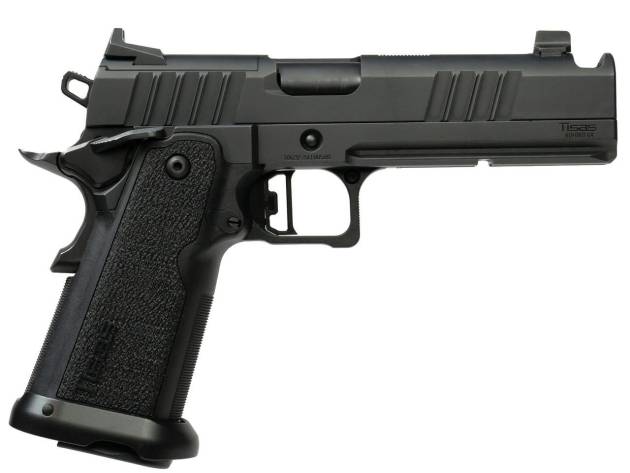 Tisas 1911 Duty 9 DS Comp Handgun 9mm Luger 17rd Magazines(2) 5" Compensated Barrel QPQ Finish