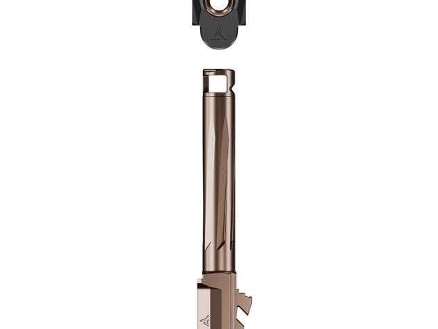 Radian Weapons Afterburner and Ramjet Combo Ported Barrel and Compensator for Glock Gen 6 17 Bronze