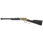Rossi Rio Bravo Rough Riders/ Theodore Roosevelt Engraved PVD Gold Rifle .22 LR 15rd Capacity 18' Barrel Wood Stock